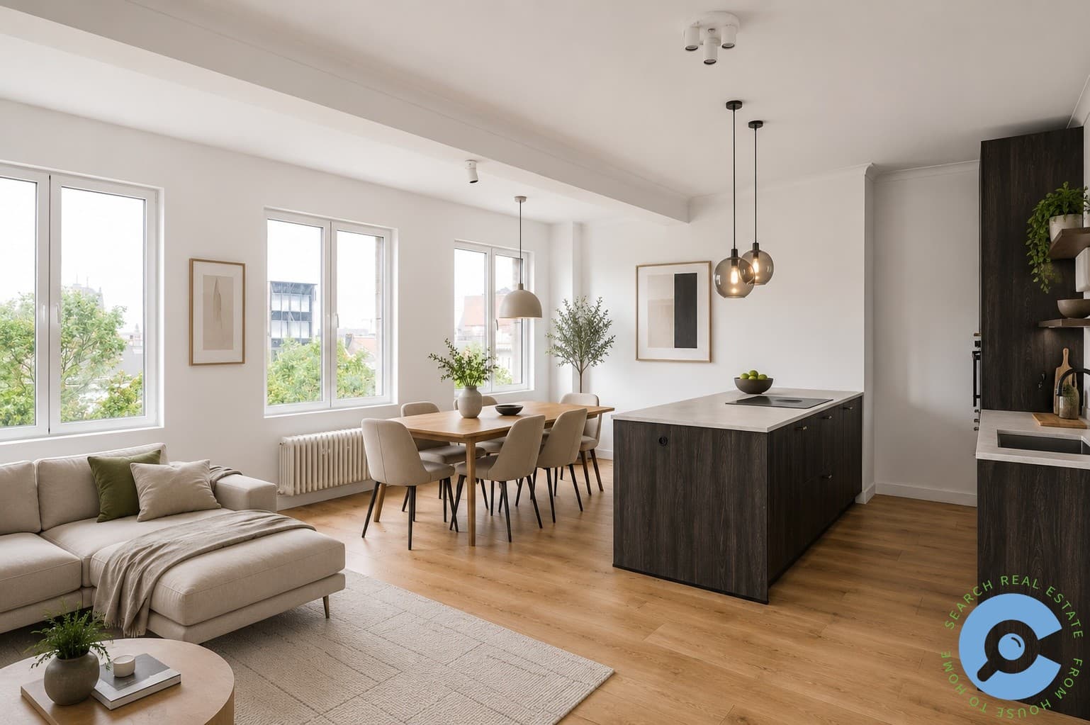 Gerenoveerd appartement met 2 slpk en terras! 2