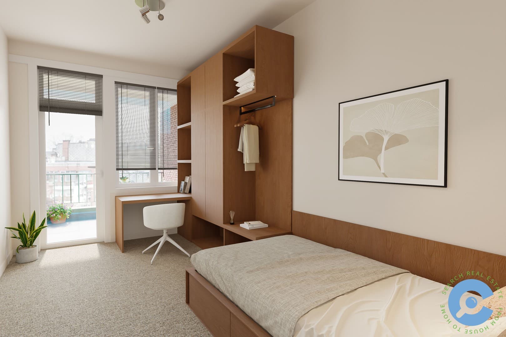 Op te frissen 2 slaapkamer appartement met terras 15