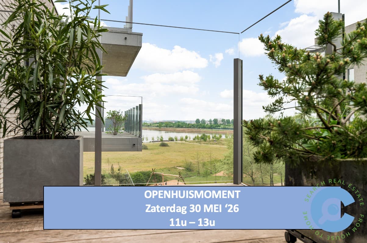 Recent appartement met 2 slaapkamers en terras!