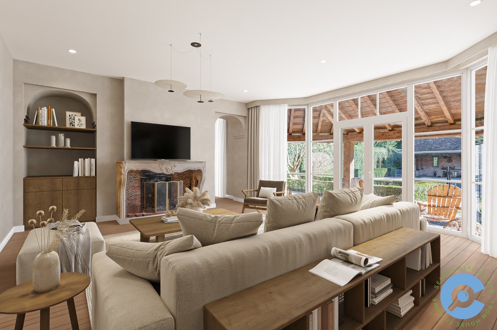 Exclusieve villa met parktuin en zwembad 9