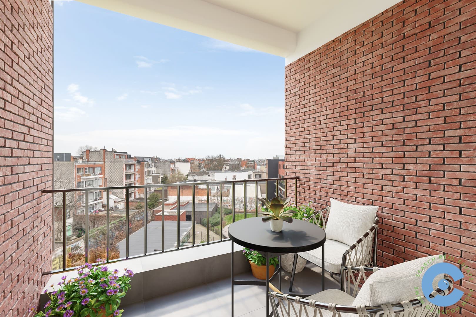 Op te frissen 2 slaapkamer appartement met terras 17